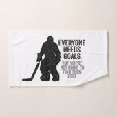 すべての人がゴール（ホッケー）を必要 バスタオルセット (ハンドタオル)