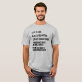 すべての人が人権を享有するべきです Tシャツ (正面フル)
