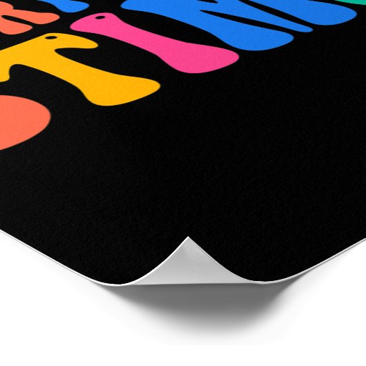 すべての人が自閉症の意識特殊なEdティーシュを窒息させる ポスター (角)