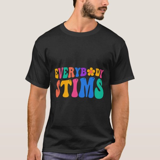 すべての人が自閉症の意識特殊なEdティーシュを窒息させる Tシャツ (正面)