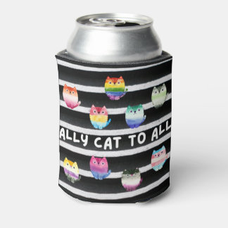 すべての人に寄り添う猫 缶クーラー