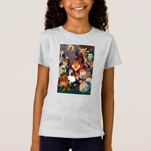 「すべての人に対する友人」 Tシャツ (正面)