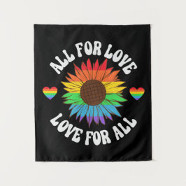 すべての人に対する愛のためにすべてのもの |ゲイプライド月 タペストリー