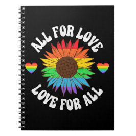 すべての人に対する愛のためにすべてのもの |ゲイプライド月 ノートブック