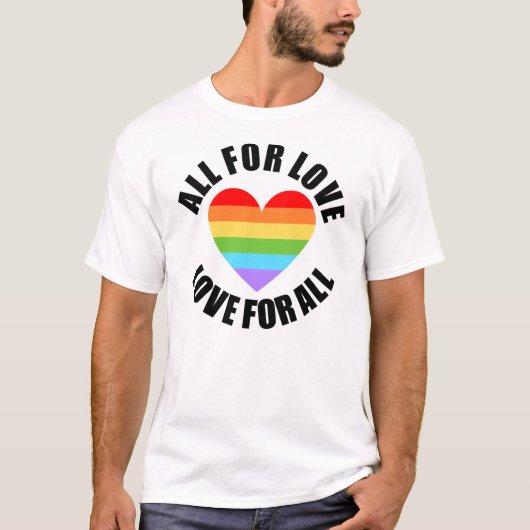 すべての人に対する愛のためにすべてのもの Tシャツ (正面)