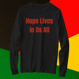 すべての人に希望を抱く Tシャツ