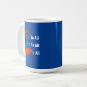 "すべての人に平和を" コーヒーマグカップ (正面左)