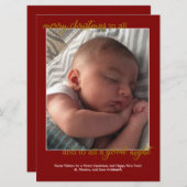 すべての人に良い夜のホリデーカード、縦 シーズンカード (正面/裏面)