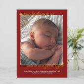 すべての人に良い夜のホリデーカード、縦 シーズンカード (スタンド正面)