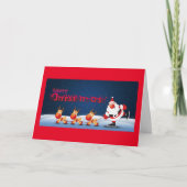 すべての人に「メリークリスマス」と言ってみよう ホリデーカード (正面)