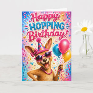 すべての人のためのカンガルーの誕生日カード カード