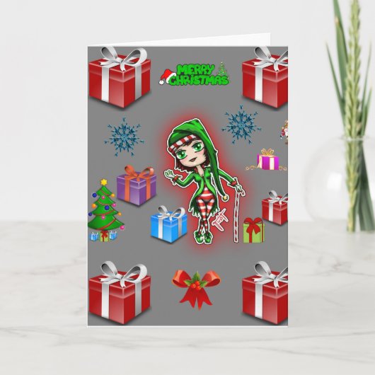 すべての人のためのクリスマスグリーティングカード シーズンカード (正面)