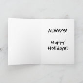 すべての人のための平和 ホリデーカード - カスタマイズ (内部)