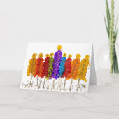 すべての人のための平和 Lovitude クリスマス ホリデー カード (正面)