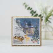 すべての人のための美しいクリスマスパーティー 招待状 (スタンド正面)