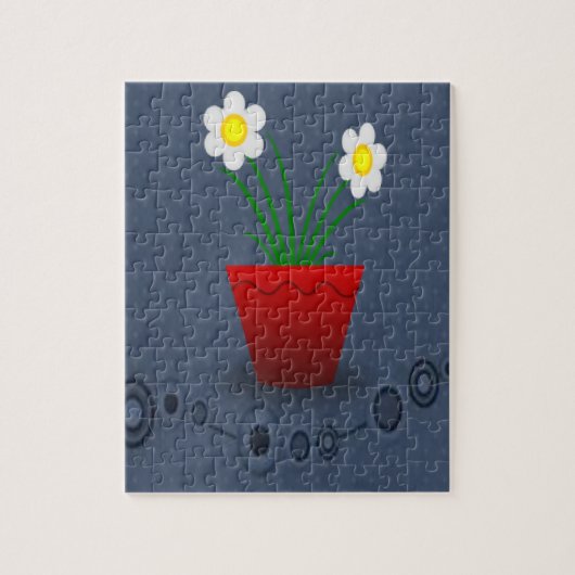 すべての人のための赤い花ジグソーパズル ジグソーパズル (縦)
