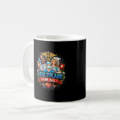 すべての人のケアを コーヒーマグカップ (正面左)