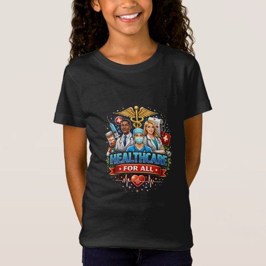 すべての人のケア Tシャツ (正面)