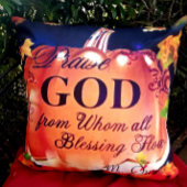 すべての人の流れから来た神賛美を賛美する クッション