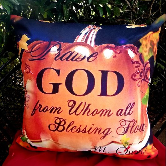 すべての人の流れから来た神賛美を賛美する クッション