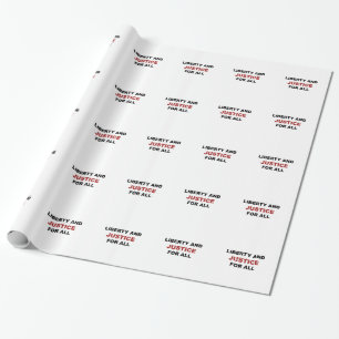 すべての人の自由と正義 ラッピングペーパー