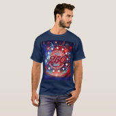 すべての人は創造される グラフィックス 花火 雲 Tシャツ (正面フル)
