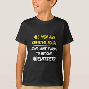 すべての人は同じように……建築家 Tシャツ