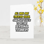 すべての人は平等に造られる…パーソナルトレーナー カード (黄色い花)