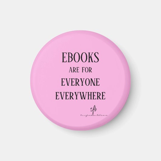 すべての人をどこでも読み上げる マグネット (正面)