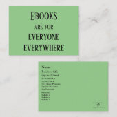 すべての人をどこでも読み上げる 名刺 (正面/裏面)