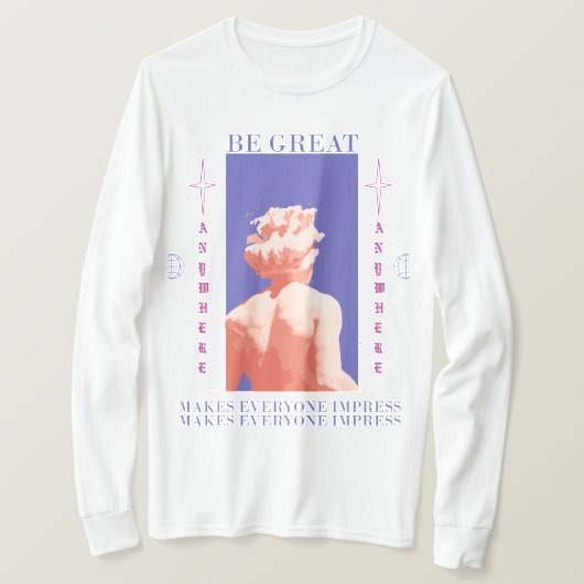 すべての人を感動させる Tシャツ (デザイン正面)