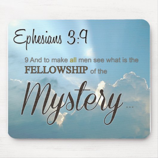 すべての人を見させます マウスパッド (正面)