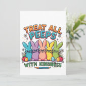 すべての人を親切に扱おう イースターバニー 招待状 (スタンド正面)