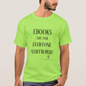 すべての人をEbooks ユニセックス Tシャツ (正面)