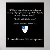 すべての人間の尊厳を尊重する ポスター (正面)