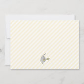 すべての人魚を誕生日のプールを囲んでのパーティの招待と呼びます 招待状 (裏面)