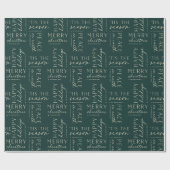 すべての休暇の願いパーソナライズされた ラッピングペーパー (フラット)