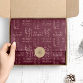 すべての休暇の願いパーソナライズされた 薄葉紙