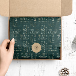 すべての休暇の願いパーソナライズされた 薄葉紙