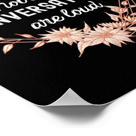 すべての会話が大きなフローラASLろう阿波ではない ポスター (角)