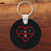 すべての会話が言葉のサイン言語の戦争ではない キーホルダー (正面)