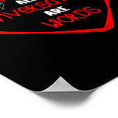 すべての会話が言葉のサイン言語の戦争ではない ポスター (角)