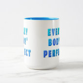 すべての体の完璧 ツートーンマグカップ (中央)