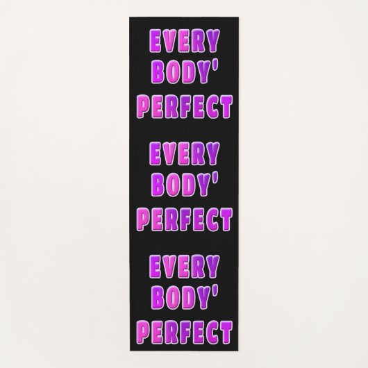 すべての体の完璧 ヨガマット (正面)