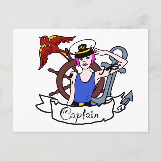 すべての体セーラーピン立て ポストカード (正面)