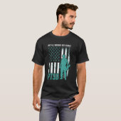 すべての傷が可視Ptsd認識度 Tシャツ (正面フル)