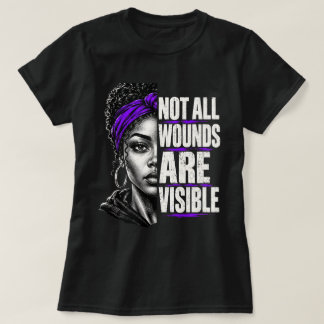 すべての傷が目に見えるわけではない Tシャツ、メンタルヘルスの啓発 Tシャツ