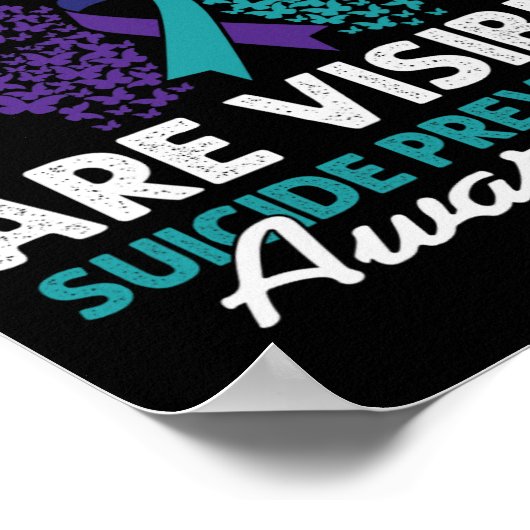 すべての傷が目に見える幸せな自殺認識度 ポスター (角)