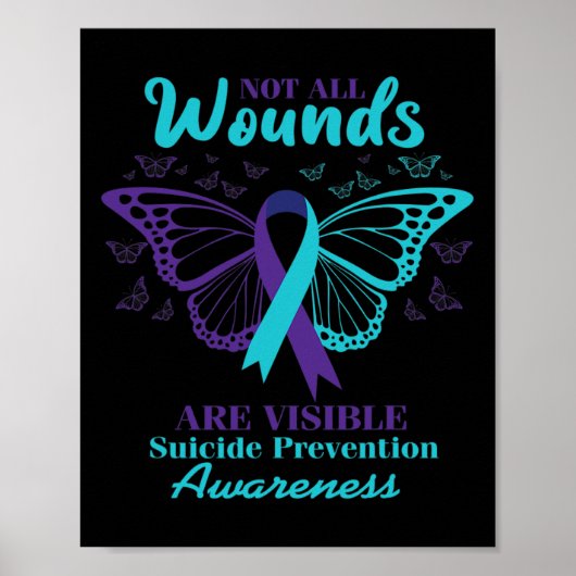 すべての傷が目に見える自殺認識度メンタ ポスター (正面)