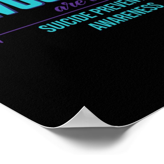 すべての傷が自殺の予防措置として見えるわけではない ポスター (角)